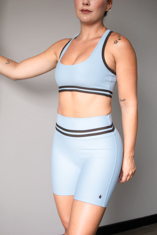 RISE BIKER AZUL CLARO