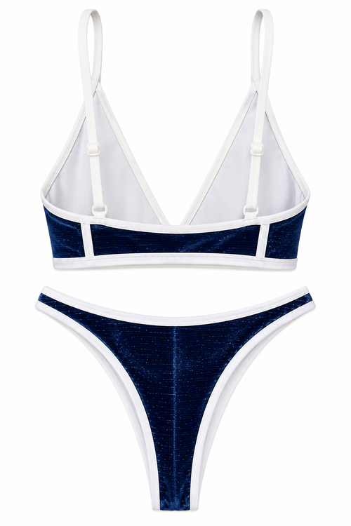 SEA PANTY VELVET AZUL NAVY