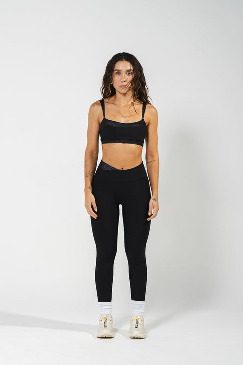 BLAZE TOP GLITTER NEGRO