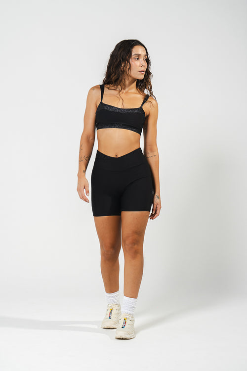 ONYX BIKER GLITTER NEGRO