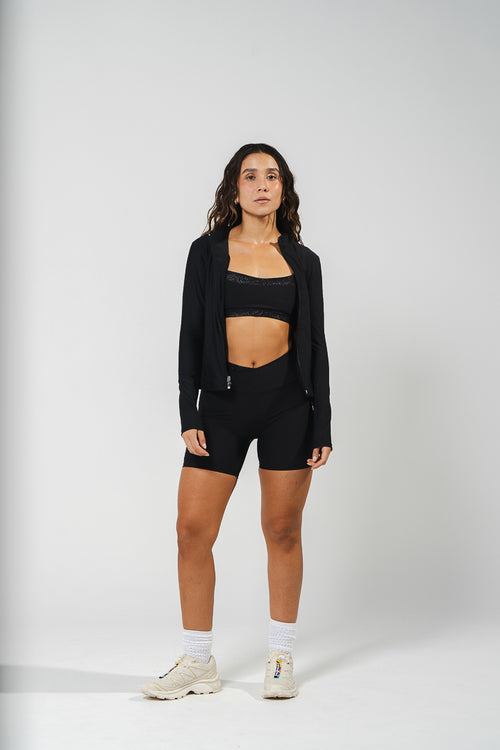 ONYX BIKER GLITTER NEGRO